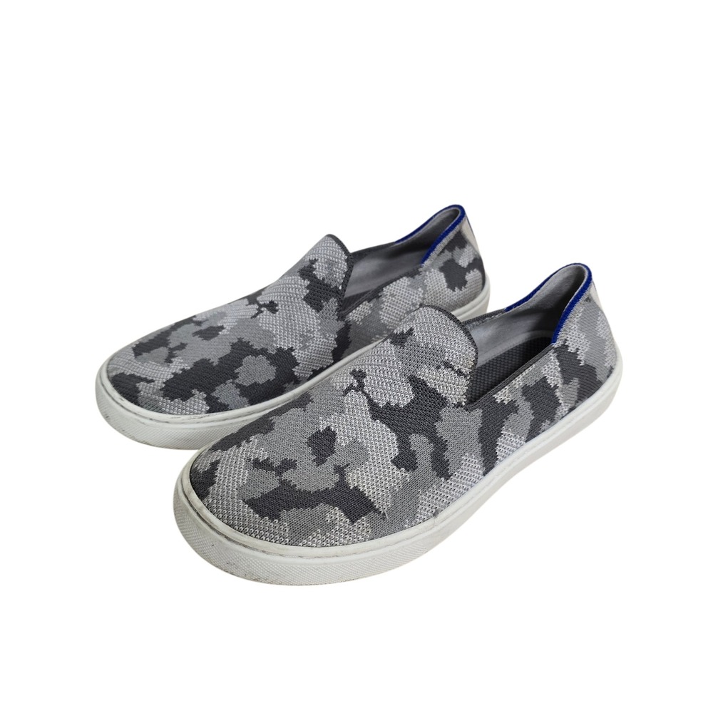 Rothy's‎ Kids Camo Knit Slip On Sneakers Size 4 Youth